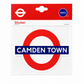 Camden Town London Underground Roundel Waterproof Vinyl Sticker