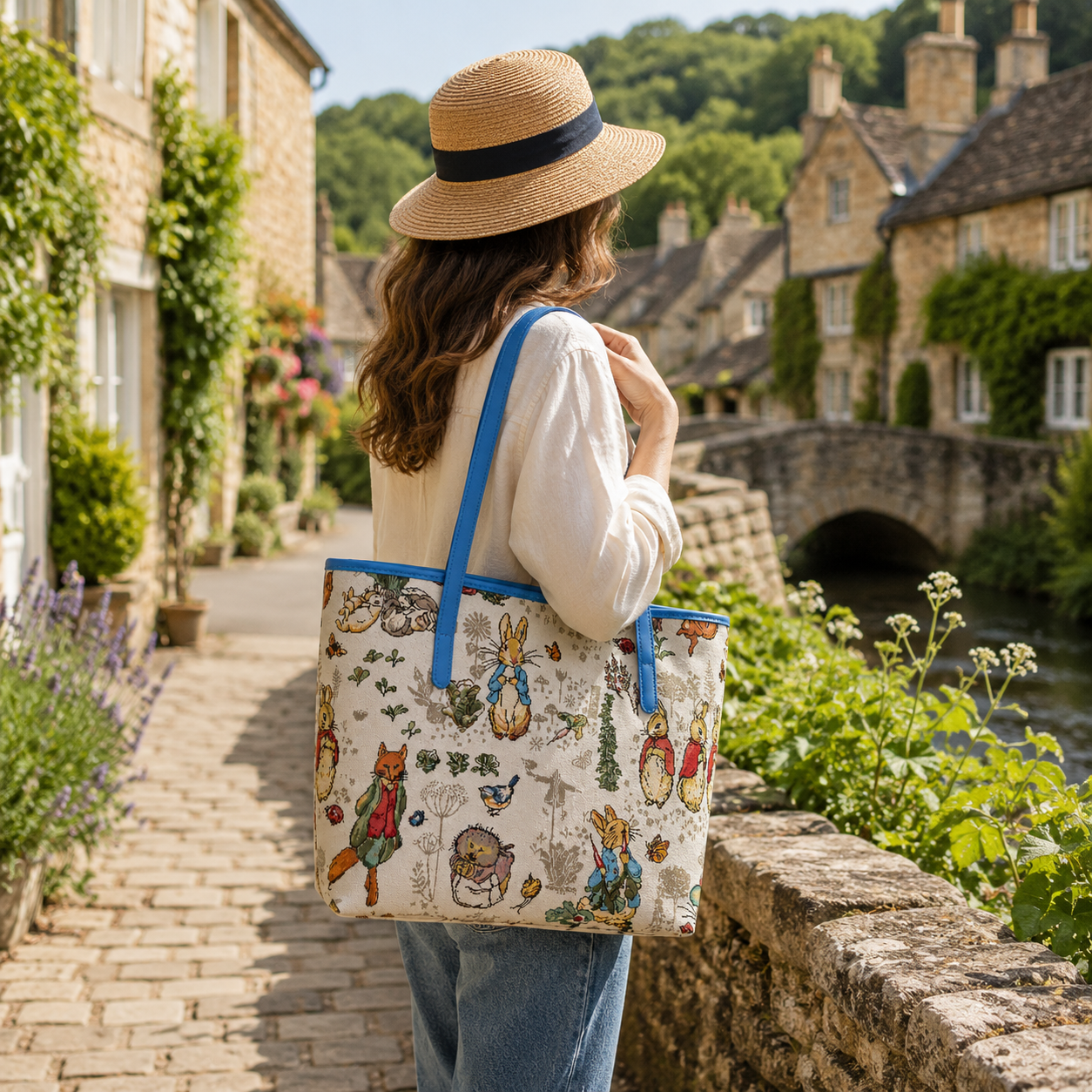 Peter Rabbit Classic Tapestry Shoulder Tote Bag – Beatrix Potter