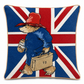 Paddington Bear Union Jack Tapestry Cushion Cover – 45 x 45cm