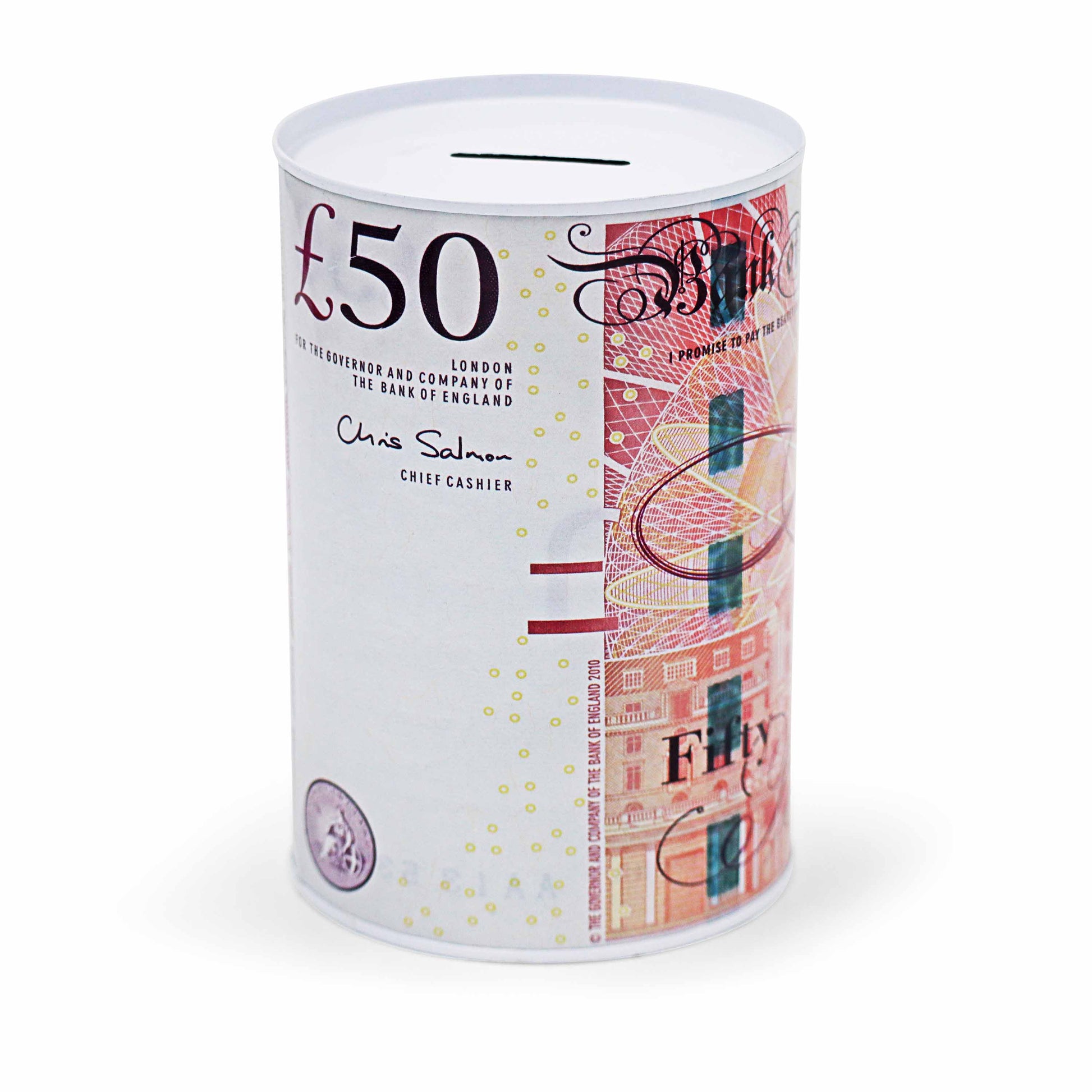 50 Pound Note Money Tin - Piggy Bank Box - London Souvenirs