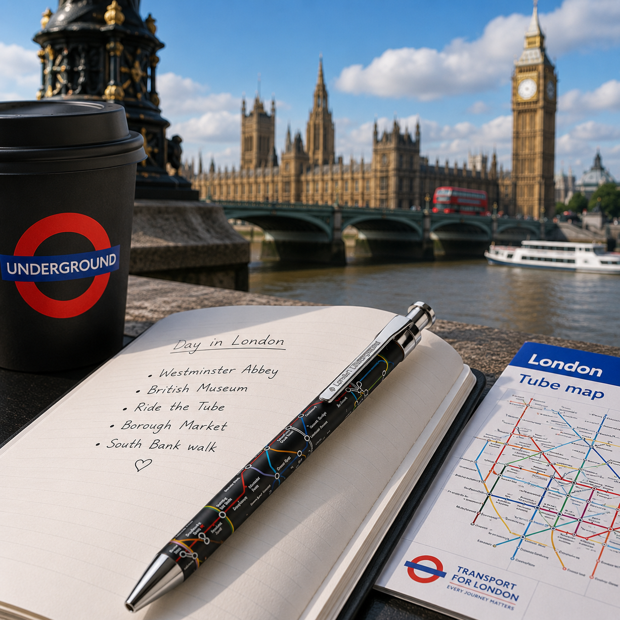 London Underground Tube Map Ballpoint Pen