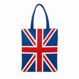 Union Jack Flat Tapestry Tote Bag