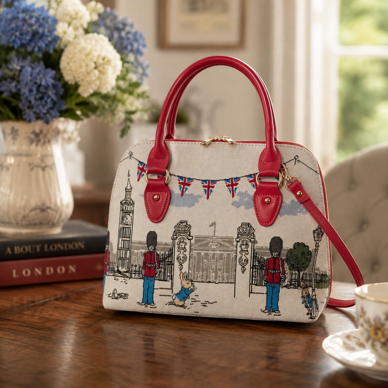 Beatrix Potter™ Peter Rabbit Victorian London Tapestry Handbag