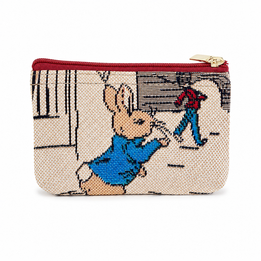 Signare x Beatrix Potter™ Peter Rabbit Victorian London Tapestry Zip Coin Purse