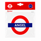 Angel London Underground Roundel Waterproof Vinyl Sticker
