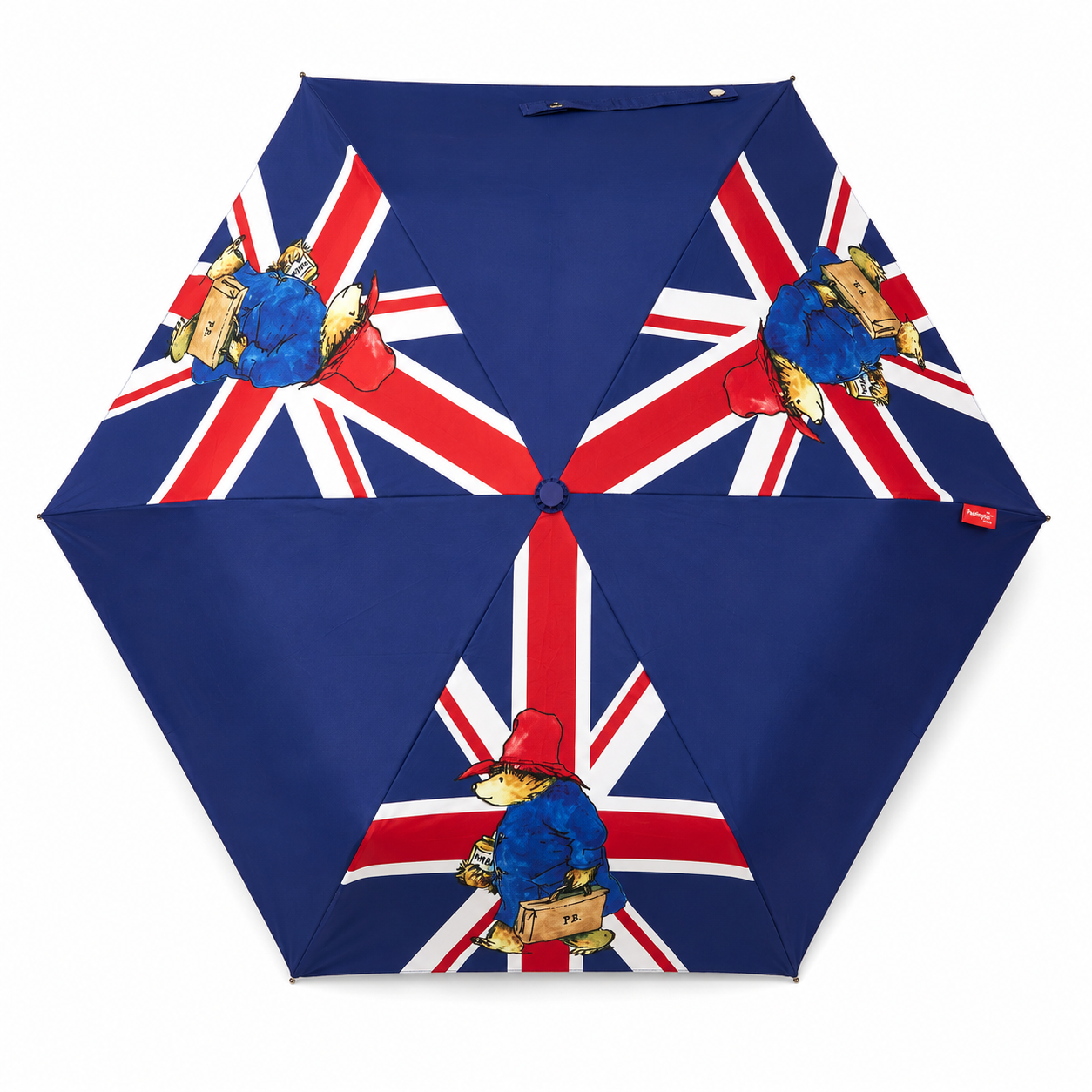 Paddington Bear Union Jack Automatic Compact Umbrella – UPF 50+