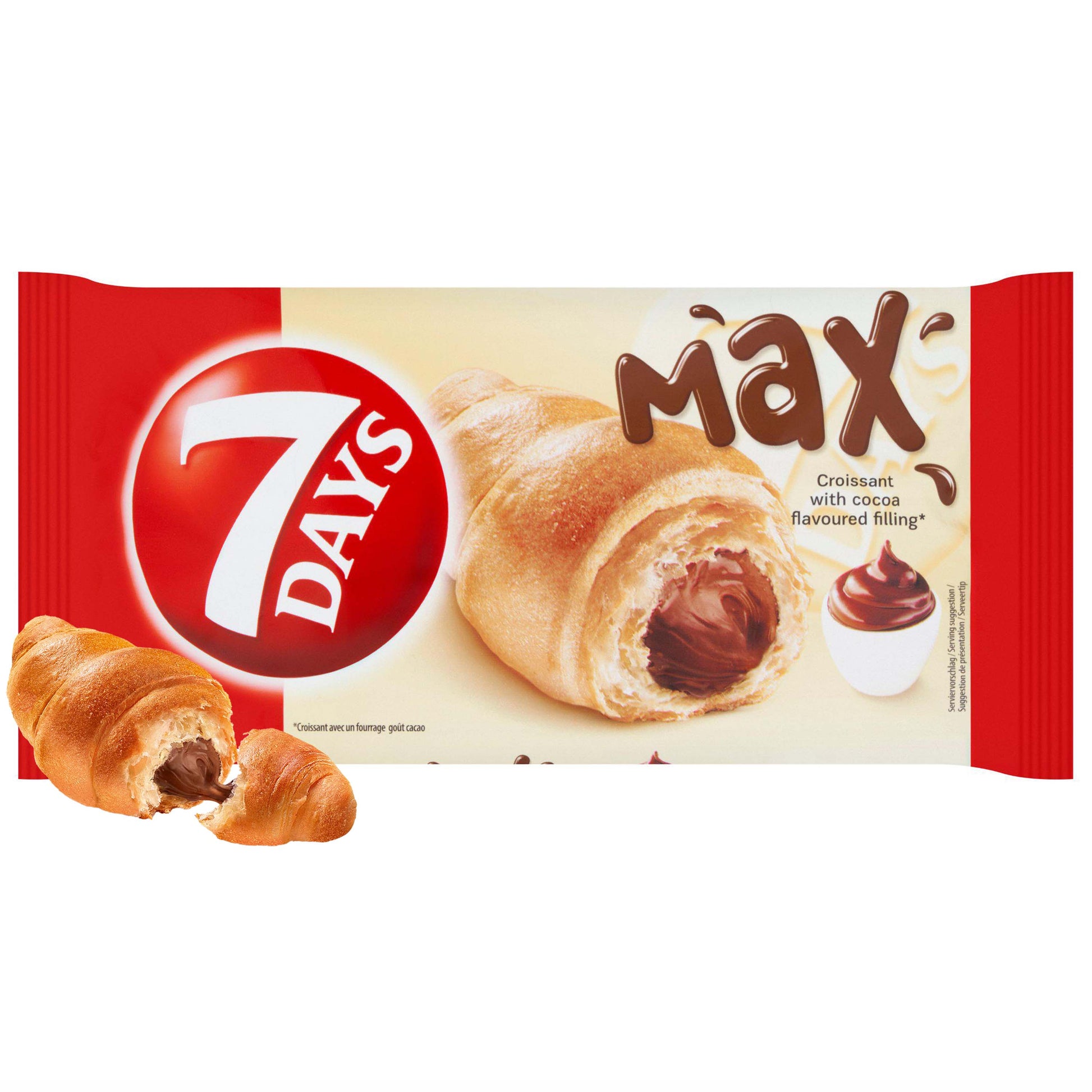 7 Days Croissant with Cocoa Filling Mах - 80g - Snacks