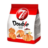 7 Days Mini Croissants Double with Cocoa & Vanilla Flavour Fillings - 185g - INTERNATIONAL SNACKS