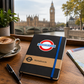 London Underground Roundel A5 PU Leather Notebook
