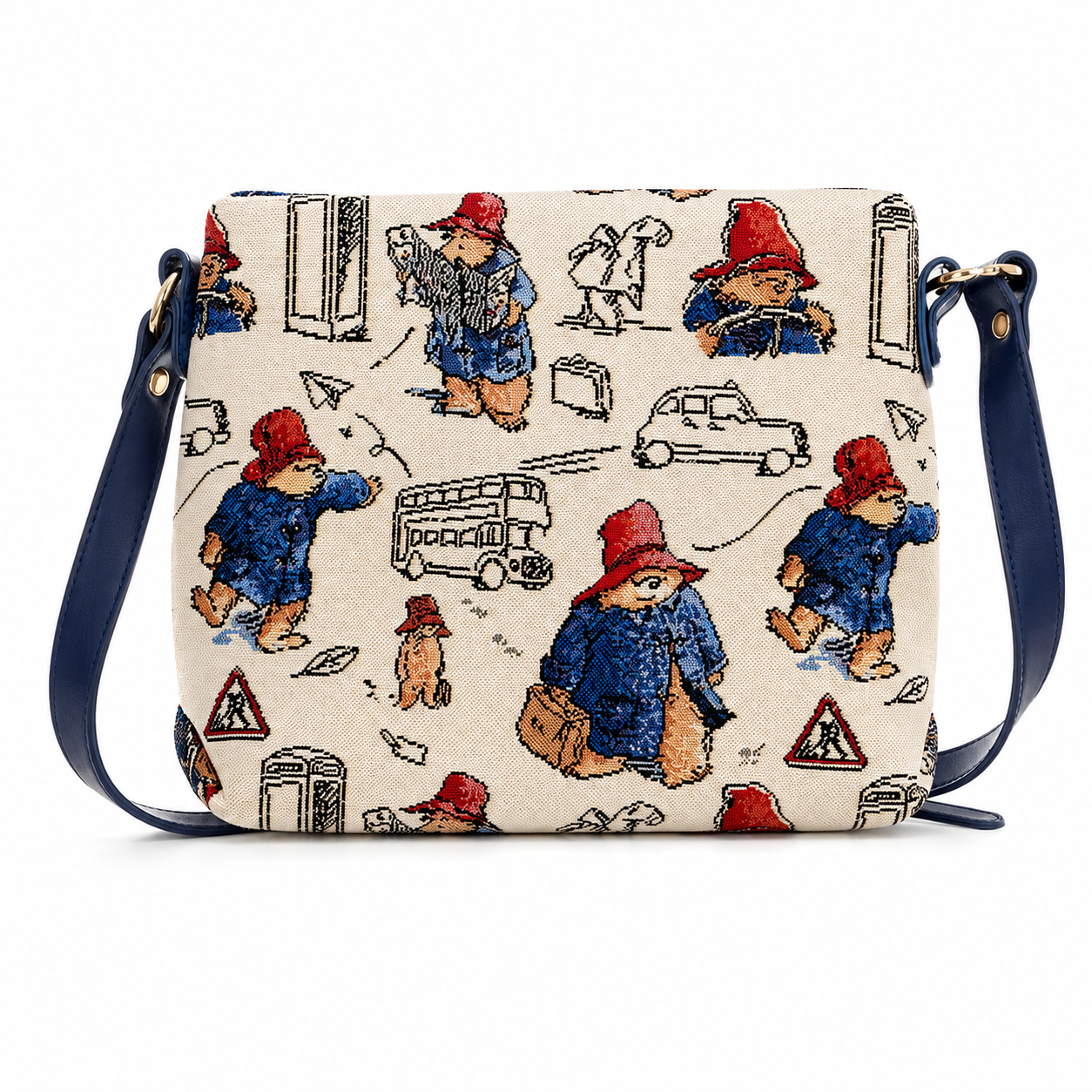 Paddington Bear™ Crossbody Satchel – Woven Tapestry Shoulder Bag