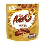 Aero Melts Caramel Milk Chocolate Sharing Bag - 86g - British Snacks