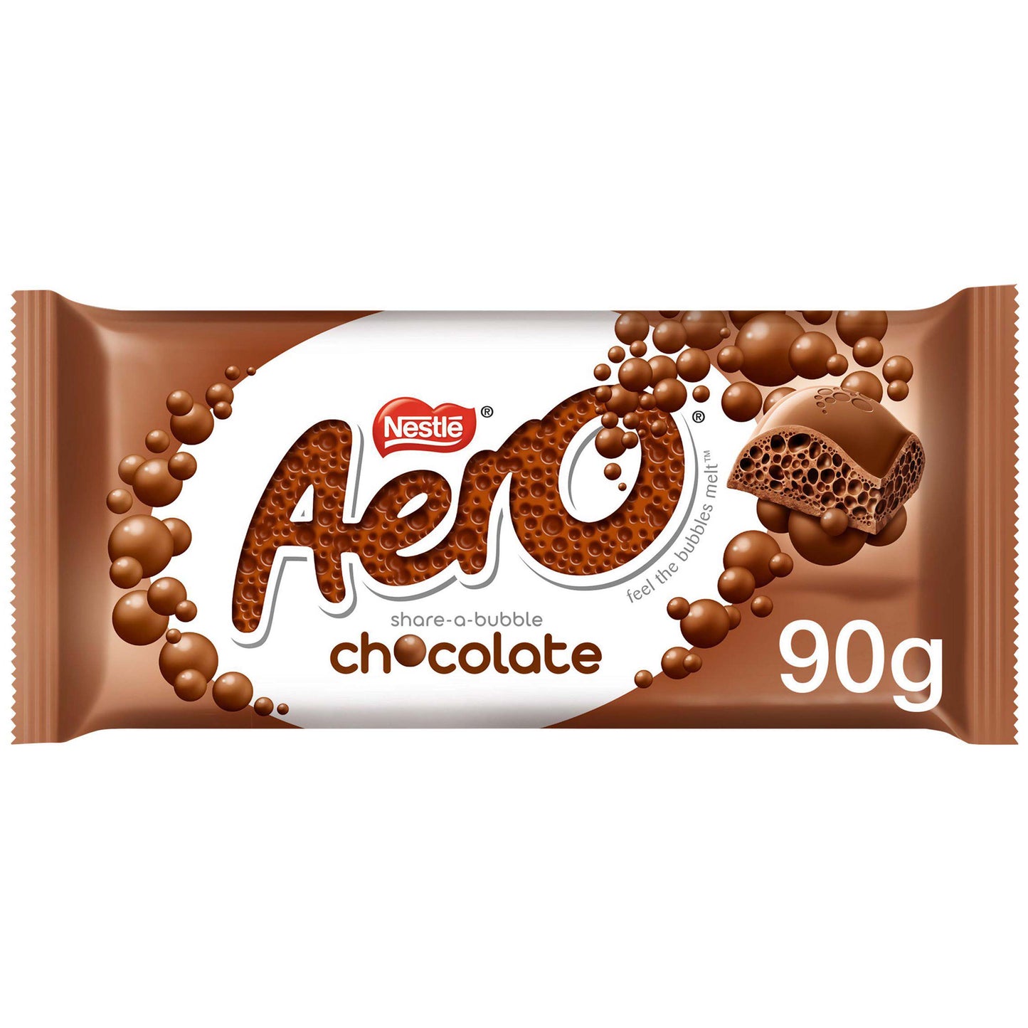 Aero Milk Chocolate Sharing Bar - 90g - British Snacks