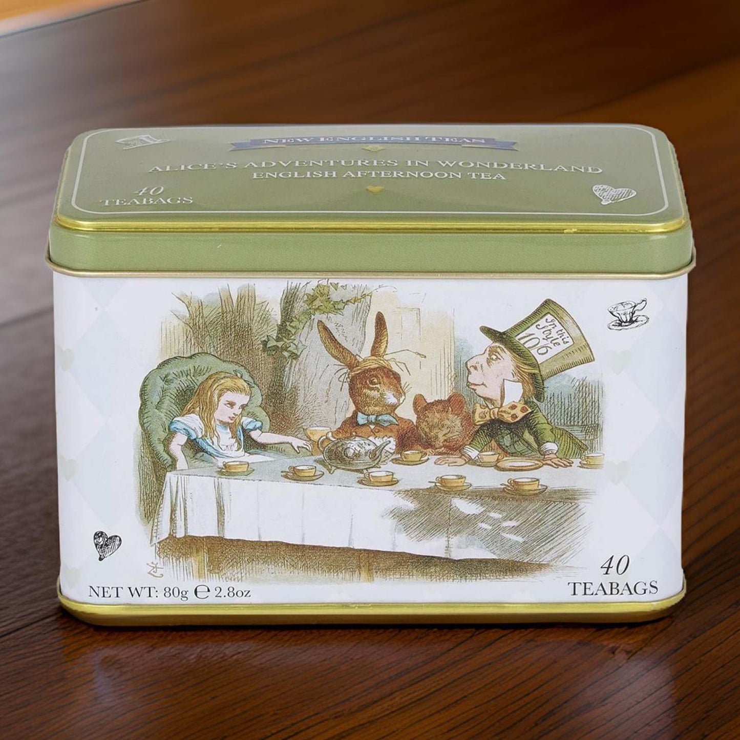 Alice In Wonderland Tea Tin - 40 Teabags - London Souvenirs