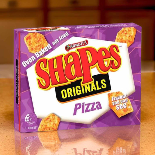 Arnotts Shapes - Pizza - Original Flavour (190g) - AUS SNACKS