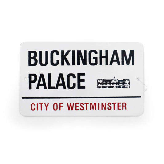 Buckingham Palace Street Sign - Metal Tin Sign - London Souvenirs