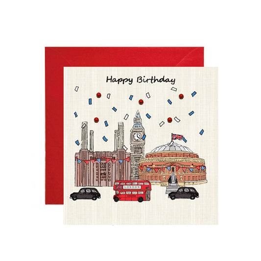 Battersea Power Station - Happy Birthday Card - Apple & Clover