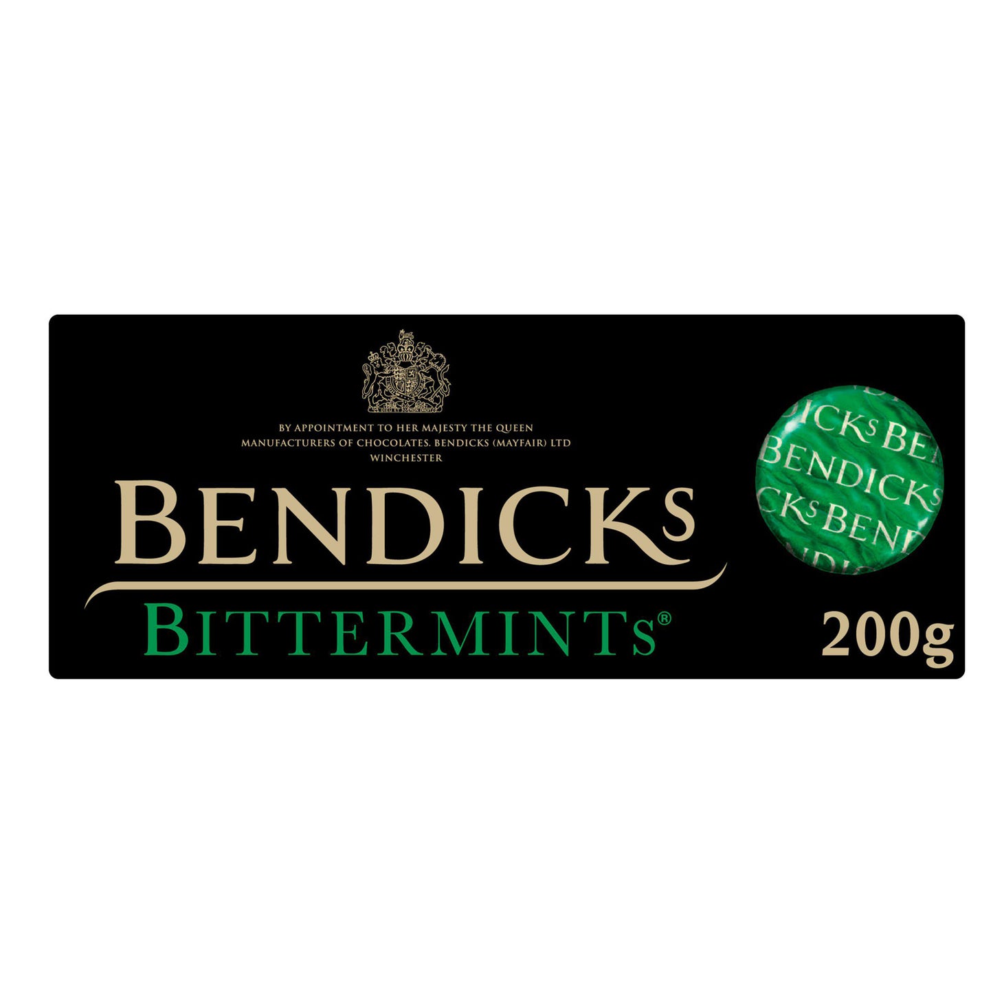 Bendicks Bittermints - 200g Bitter Chocolates - Gift Message