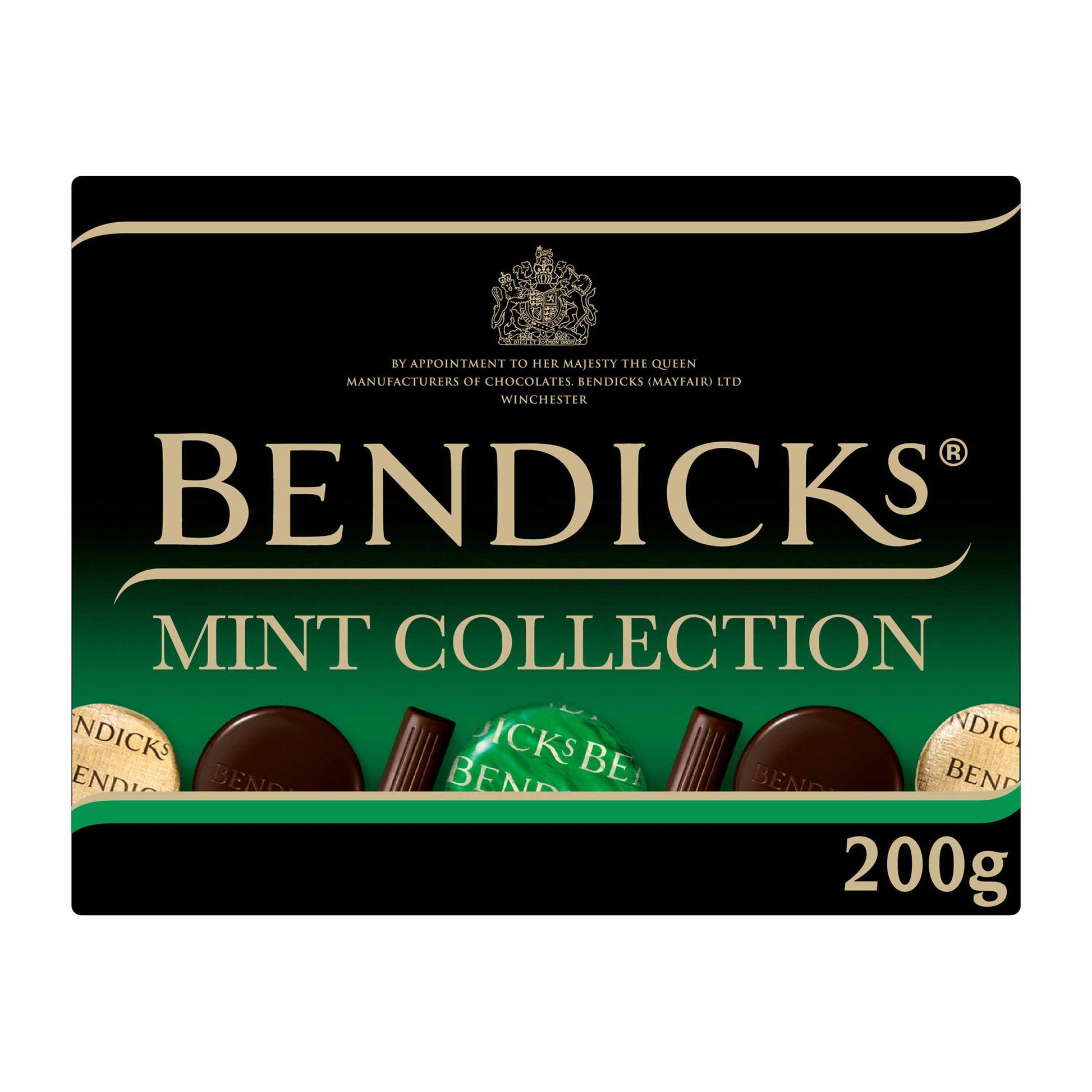 Bendicks Dark Mint Chocolate Collection - 200g - Gift Message