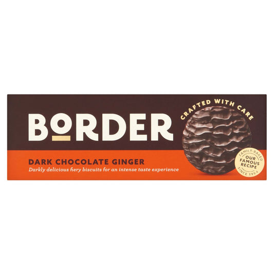 Border Biscuits Dark Chocolate Gingers - 150g - British Biscuits