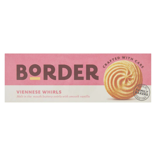 Border Biscuits Light and Buttery Viennese Whirls - 150g - Scottish Biscuits