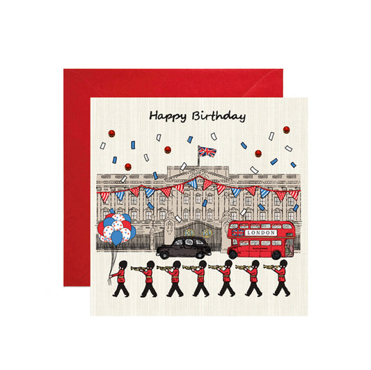 Buckingham Palace - Happy Birthday Card - Apple & Clover