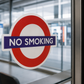 No Smoking London Underground Style Waterproof Vinyl Sticker