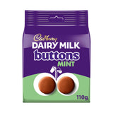 Cadbury Dairy Milk Buttons Mint Chocolate Bag - 110g - British Snacks