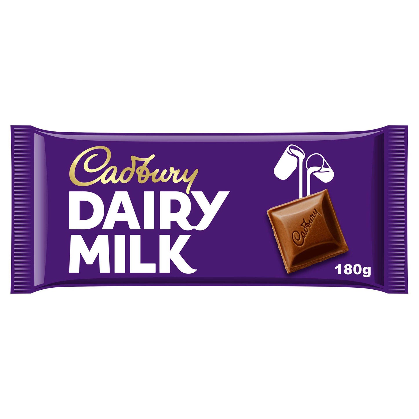 Cadbury Dairy Milk Chocolate Bar - 180g - British Snacks