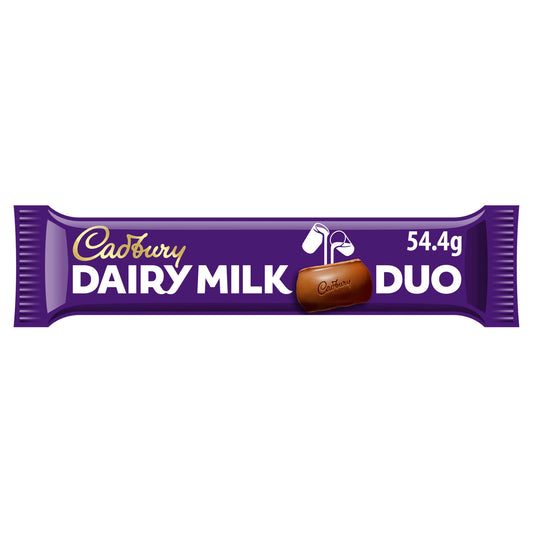 Cadbury Dairy Milk Duo Chocolate Bars - 54.4g - BRITISH SNACKS