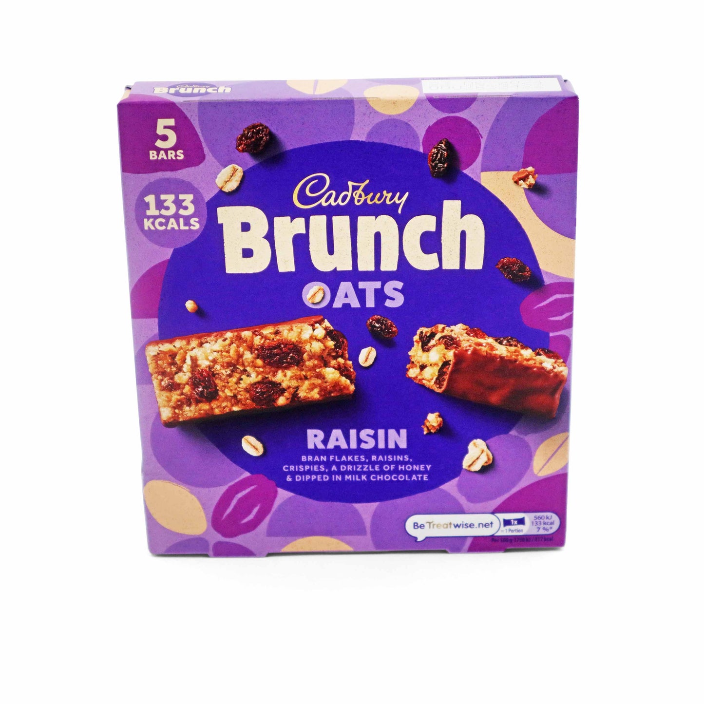 Cadbury Brunch Bar Raisin 5 Pack - 160g - British Snacks