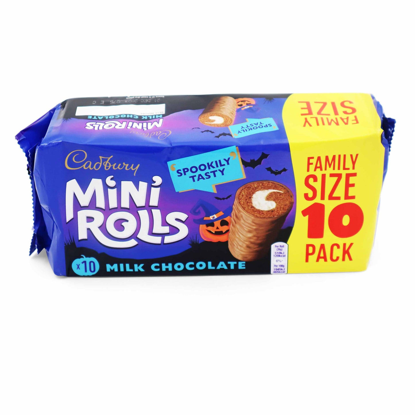 Cadbury Chocolate Mini Rolls Cakes - 10 Pack - British Snacks