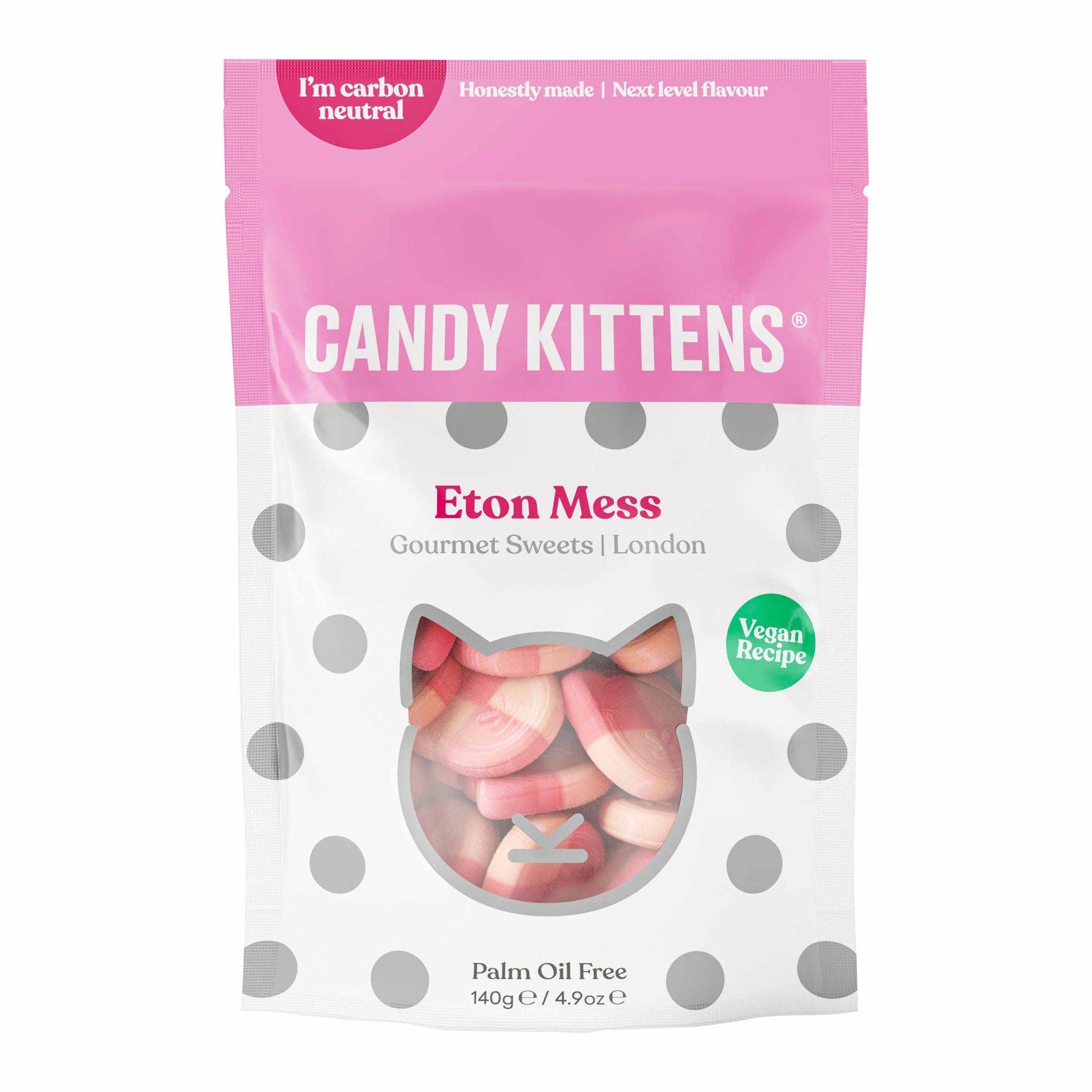 Candy Kittens Eton Mess Gourmet Sweets - 140g - BRITISH SNACKS