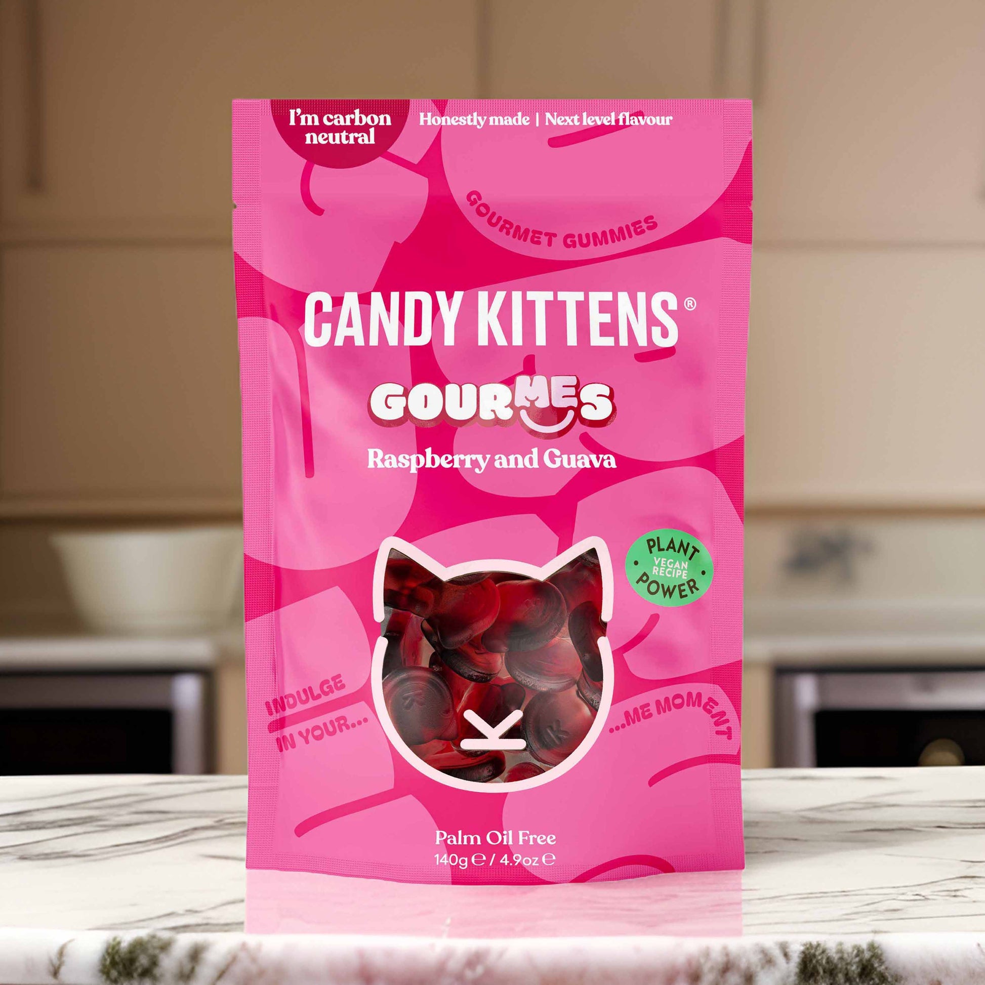 Candy Kittens Gourmies Sweet Raspberry & Guava - 140g - BRITISH CANDY