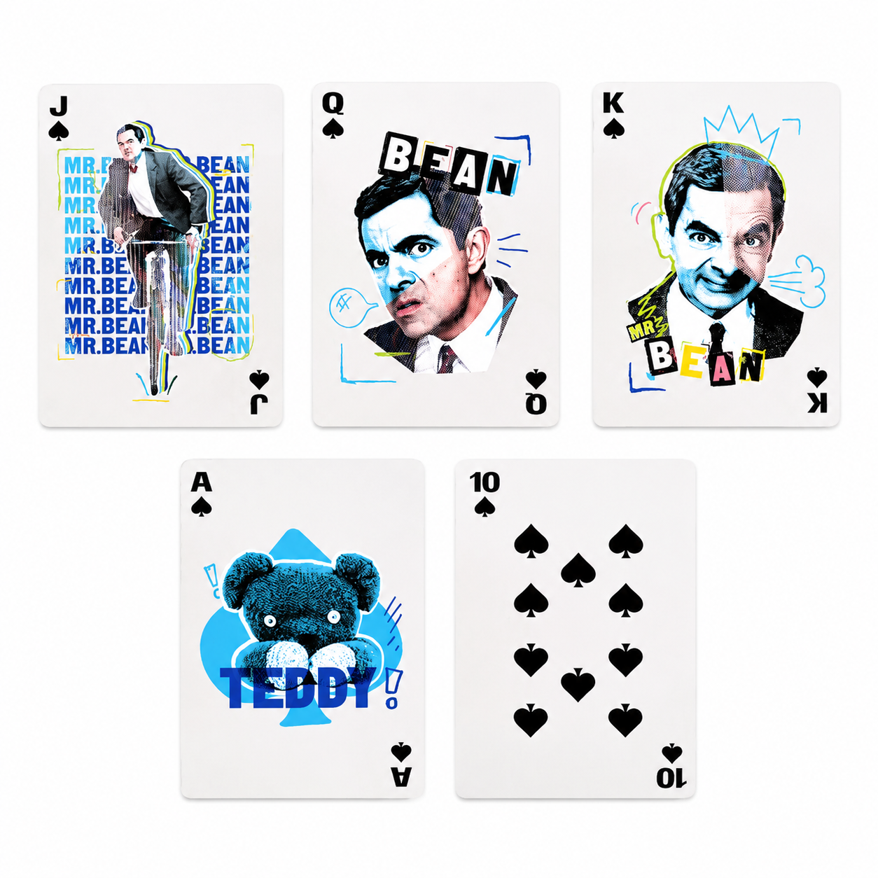 Official Mr Bean & Teddy Playing Cards – Standard 54 Card Deck