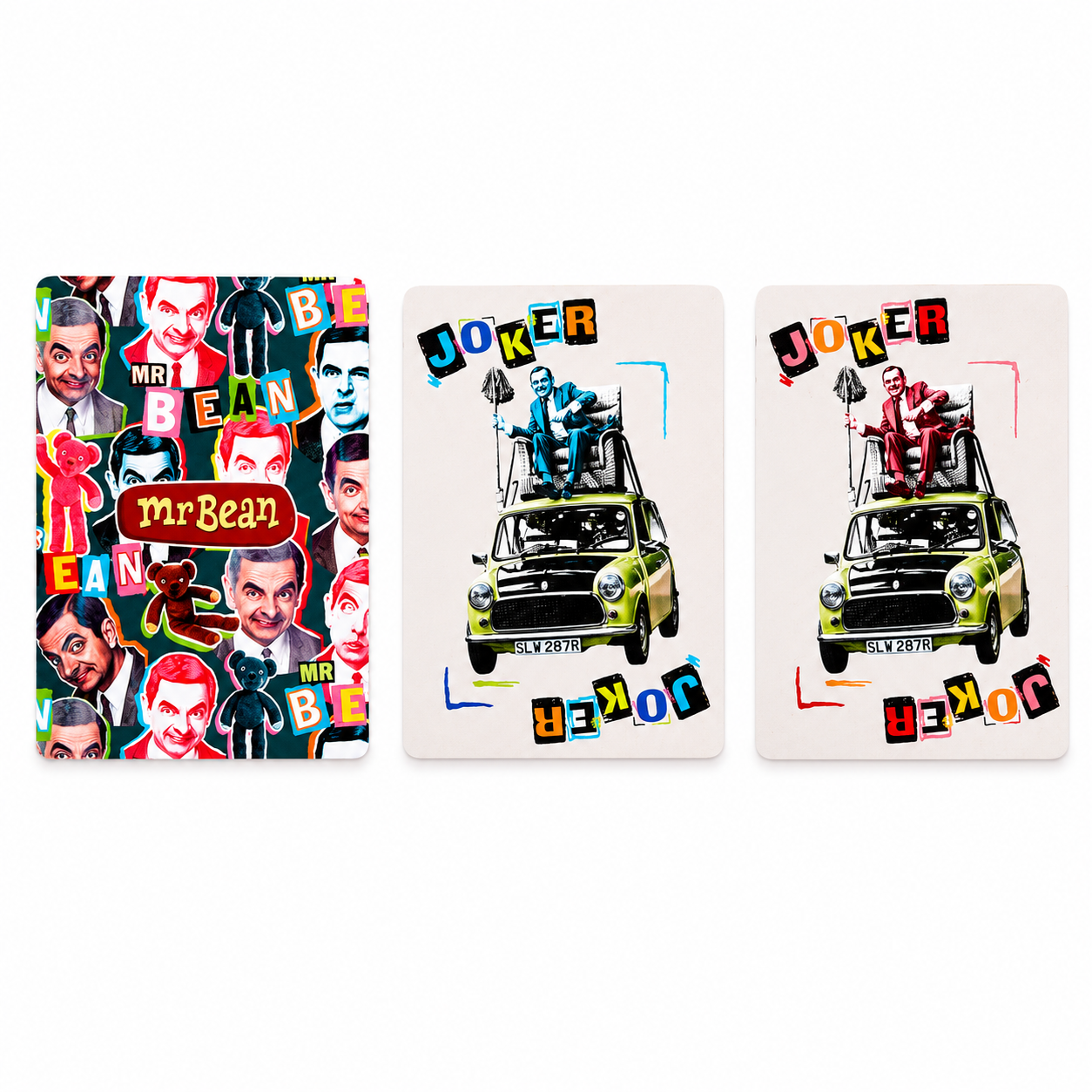 Official Mr Bean & Teddy Playing Cards – Standard 54 Card Deck