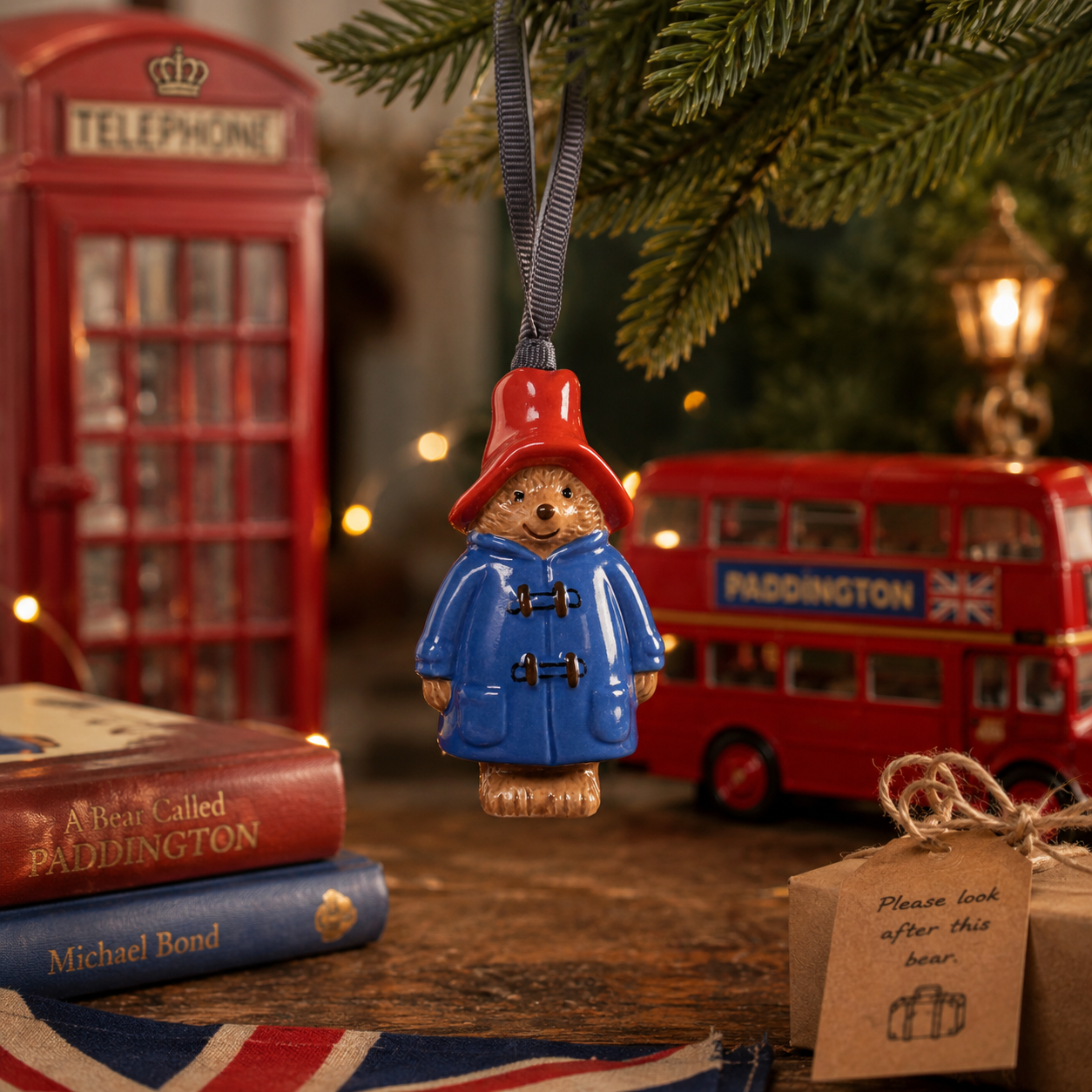 Official Paddington™ Ceramic Hanging Decoration – Collectible Christmas Ornament
