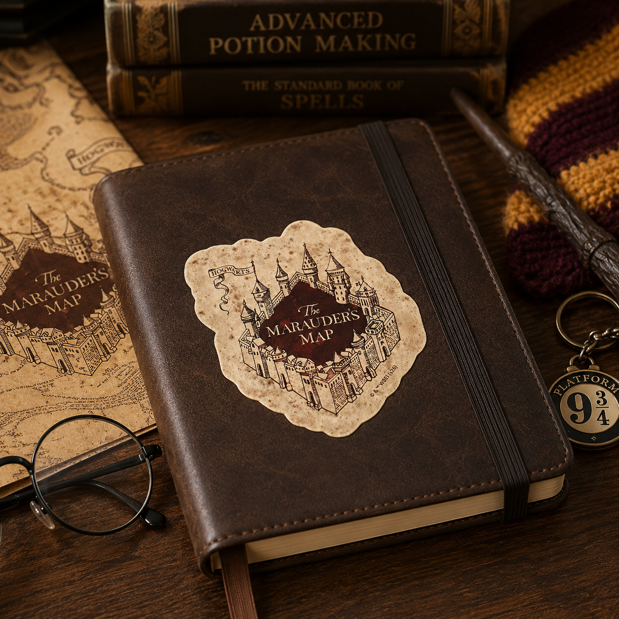 Harry Potter Marauder’s Map Vinyl Sticker – Official Wizarding World Decal