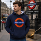 London Underground Mind The Gap Navy Hoodie | Official TfL Hoodie
