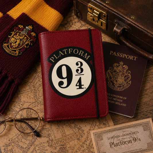 Harry Potter Platform 9¾ Passport Wallet – Official Wizarding World Travel Holder