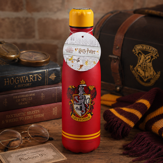 Harry Potter Gryffindor - 500ml Metal Water Bottle