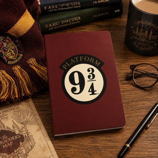 Harry Potter Platform 9¾ A5 Notebook – Official Hogwarts Express Journal
