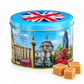London Landmarks English Toffee Tin 150g – Embossed British Souvenir Gift Caddy