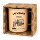 London Eye Story Mug (Salmon) – Vintage London Souvenir New Bone China Coffee Cup