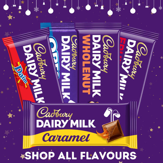 Cadbury Dairy Milk Caramel Chocolate Bar - 120g - Dairy Milk Chocolate