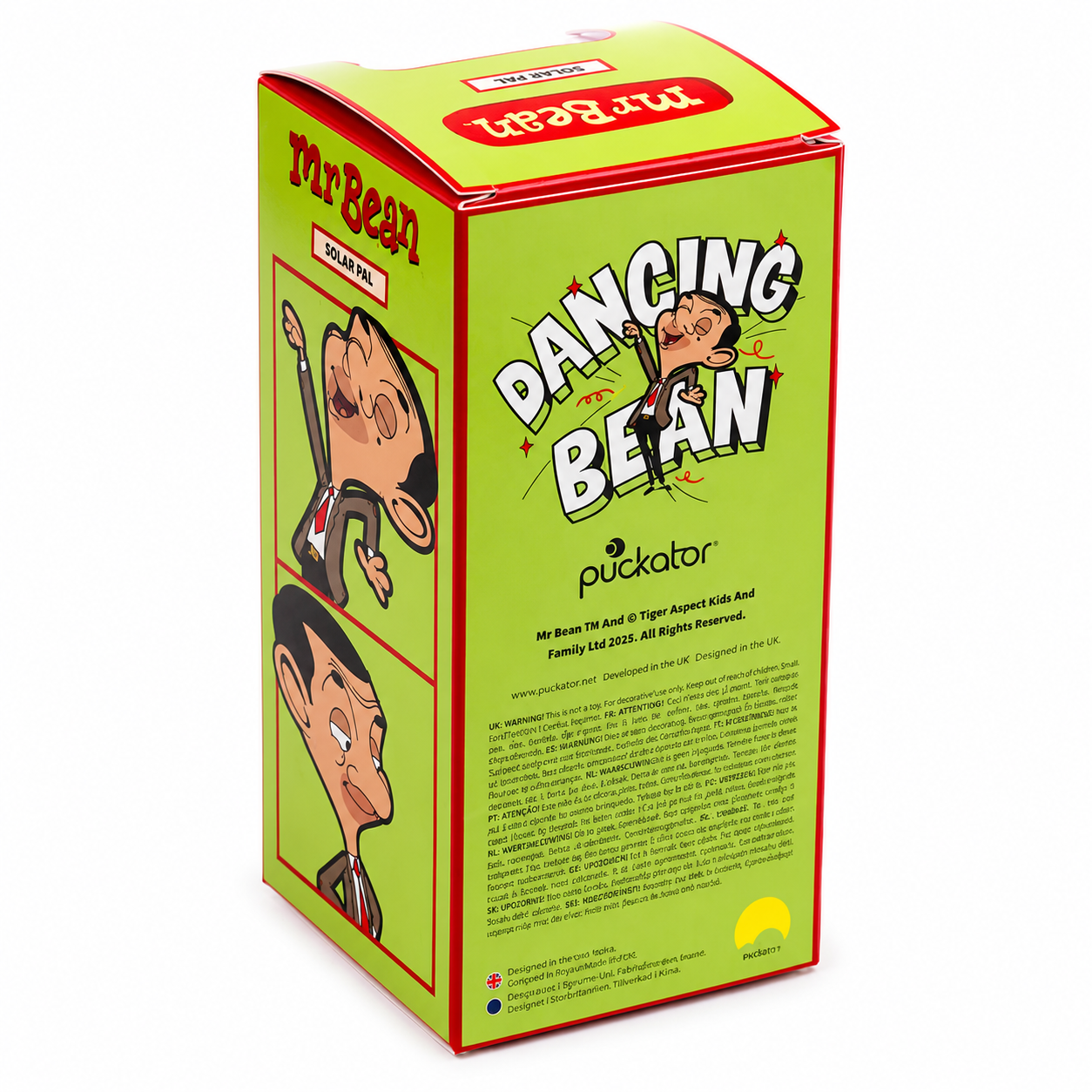 Dancing Mr Bean Solar Pal Packaging 