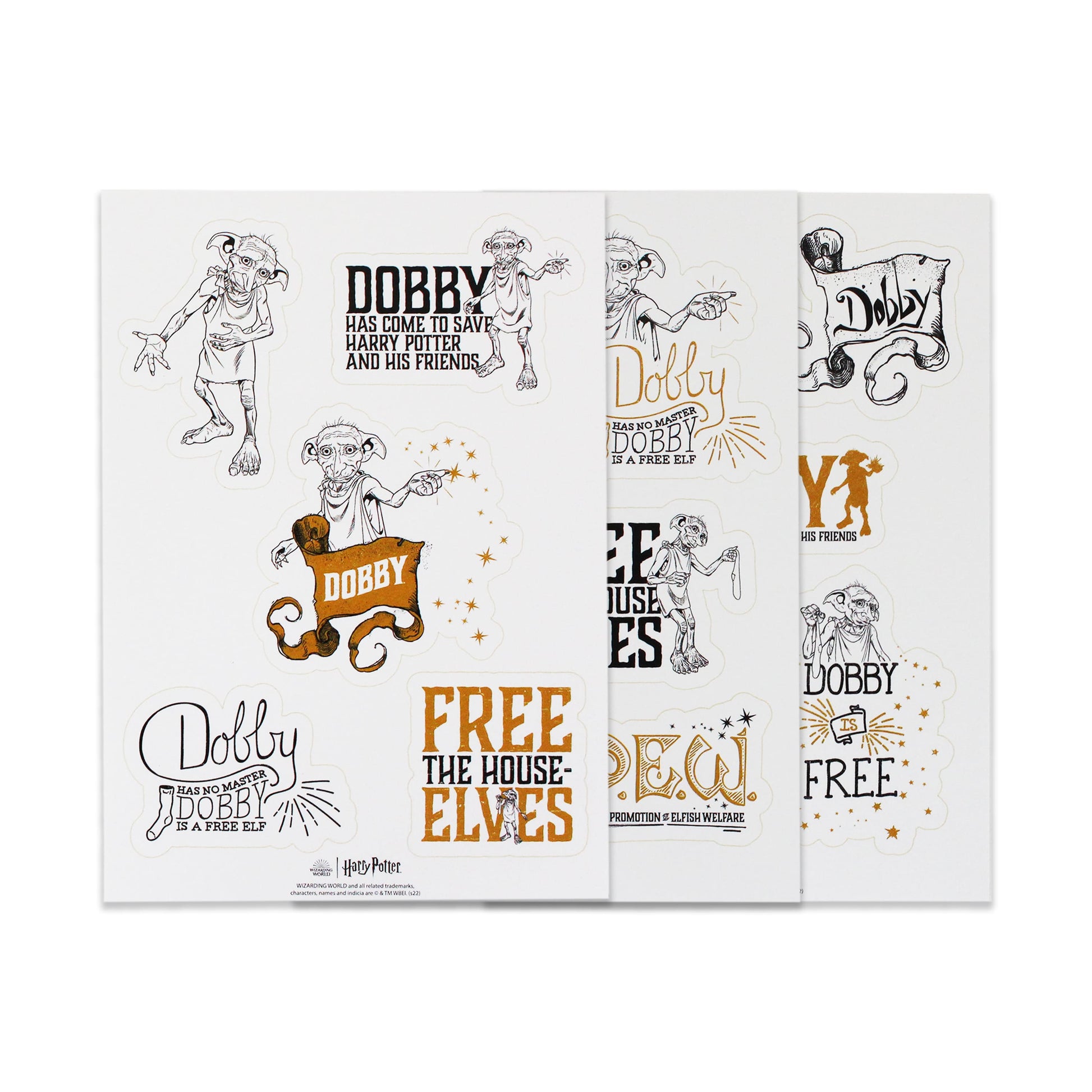 Dobby Stickers Sheet - Harry Potter Gifts