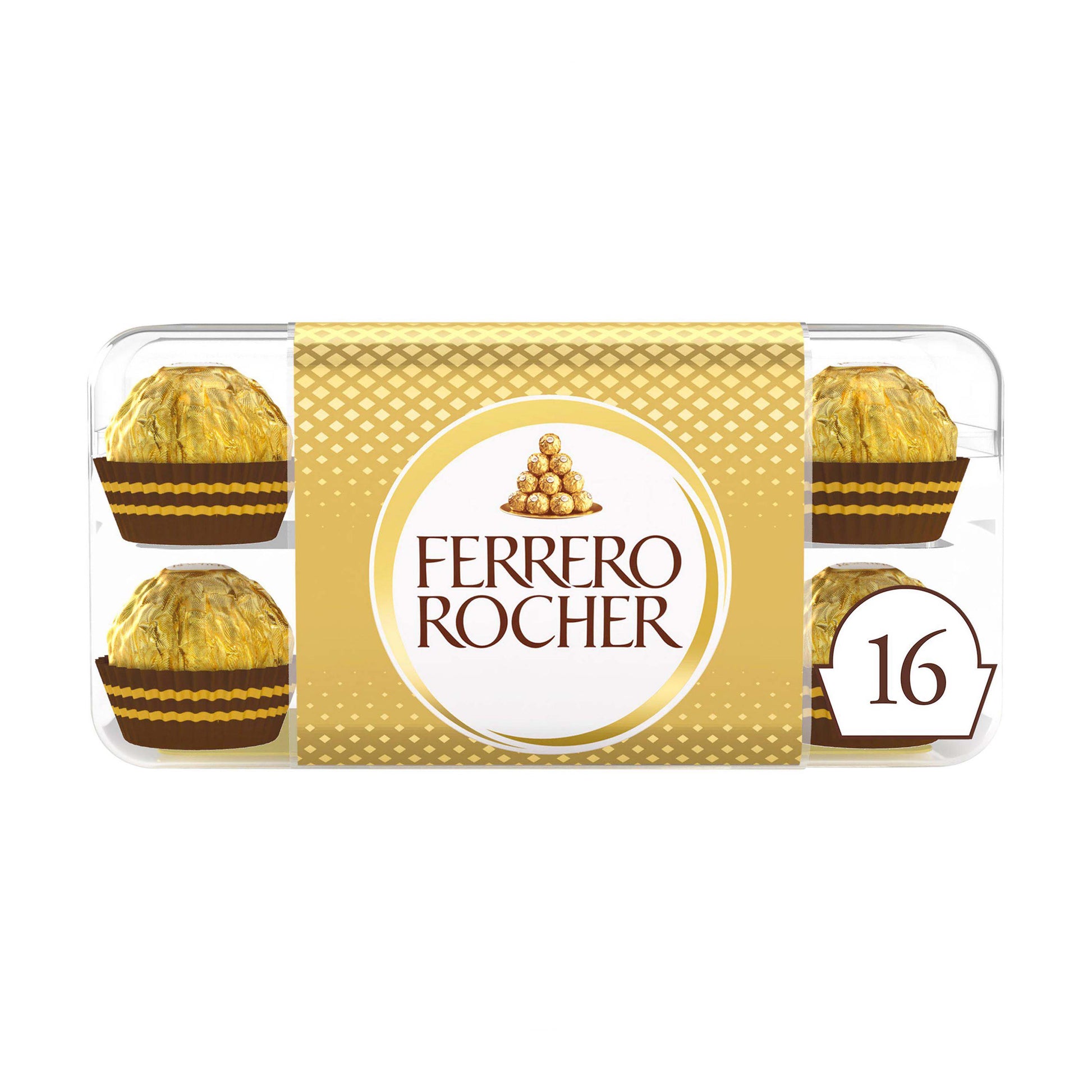Ferrero Rocher Chocolate Pralines Gift Box 16 Pieces - 200g - Forrero Rocher Gift Message