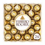 Ferrero Rocher Chocolate Pralines Gift Box 24 Pieces - 300g - Gift Message