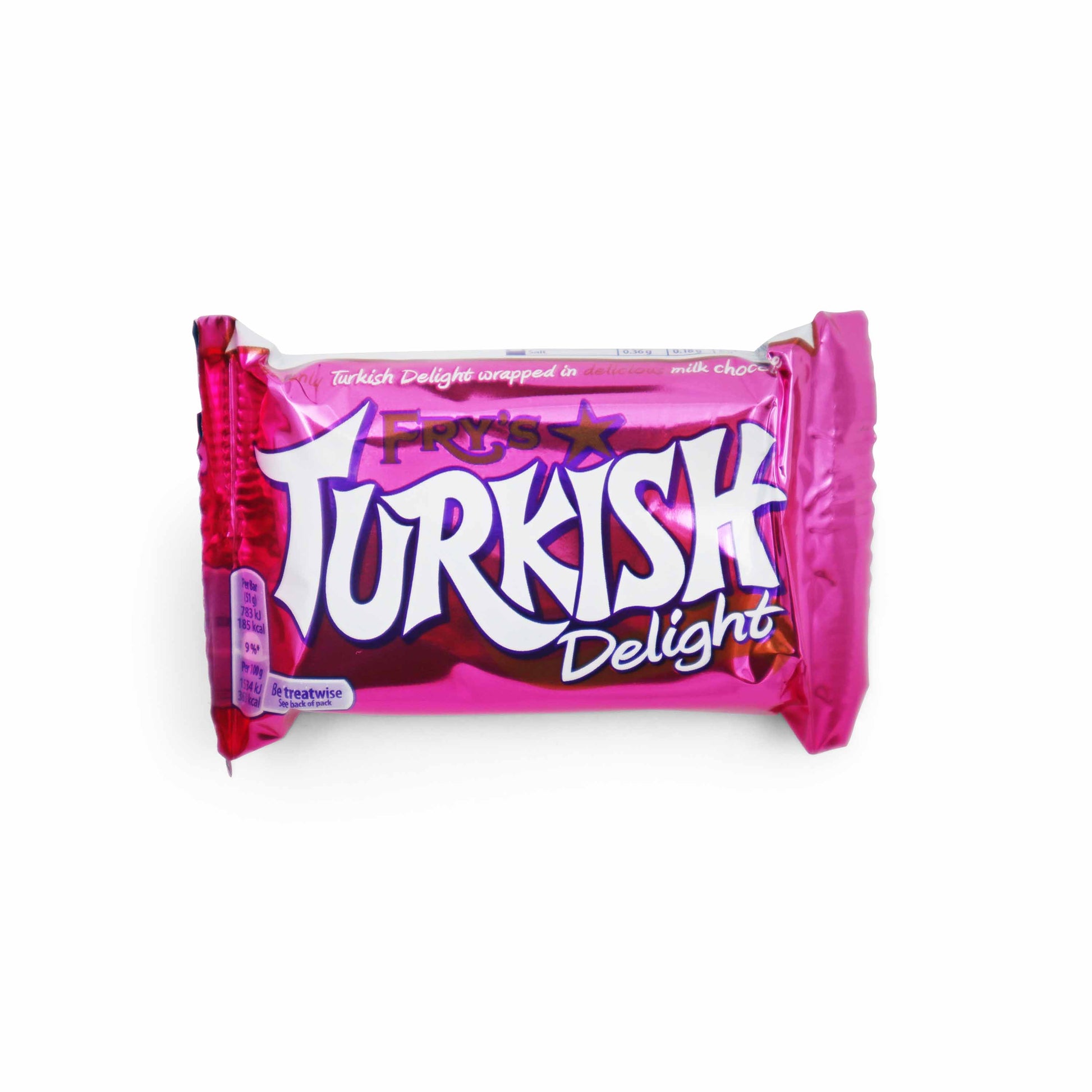 Fry's Turkish Delight Chocolate Bar - 51g - British Snacks