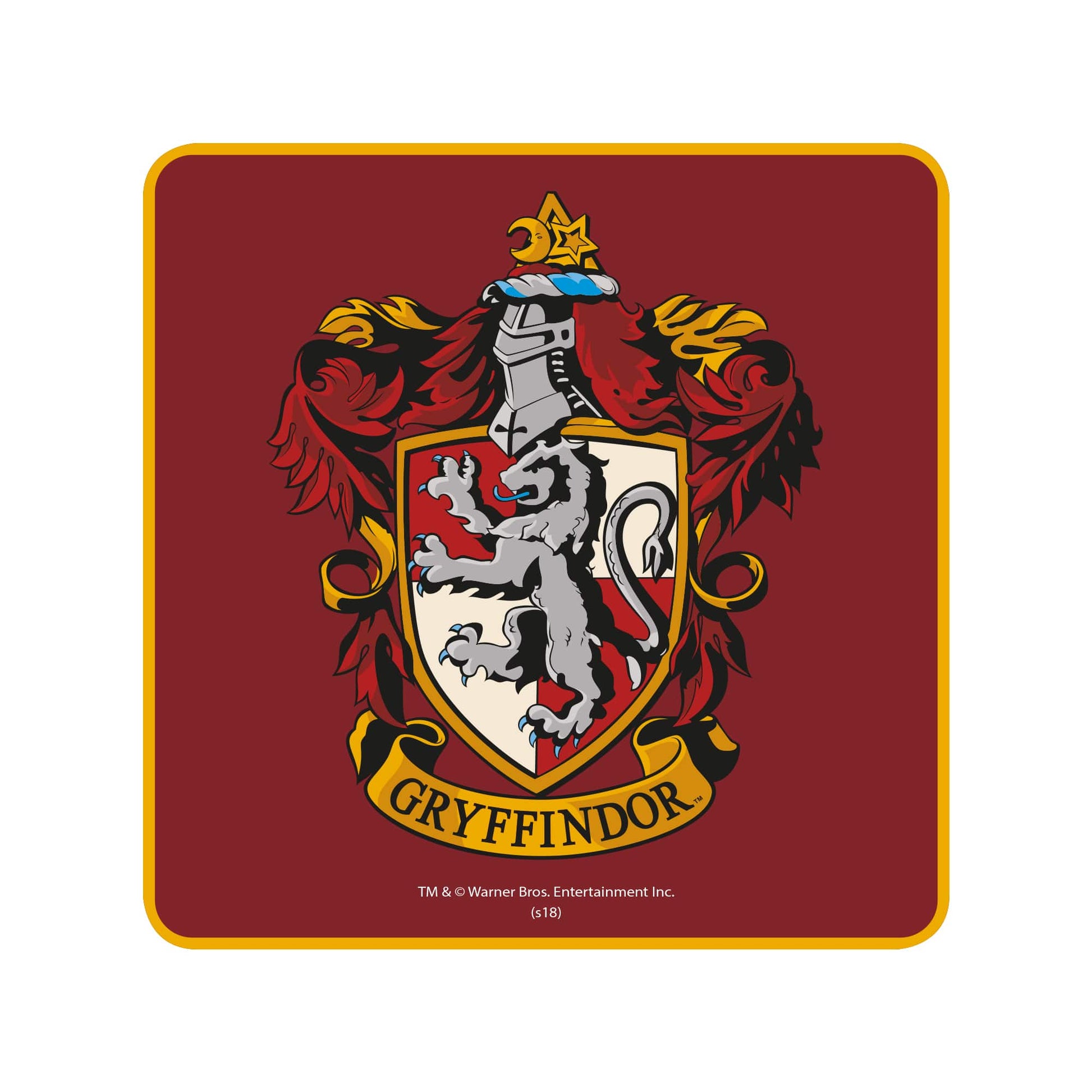 Gryffindor Crest Coaster - Harry Potter - Gryffindor Gifts